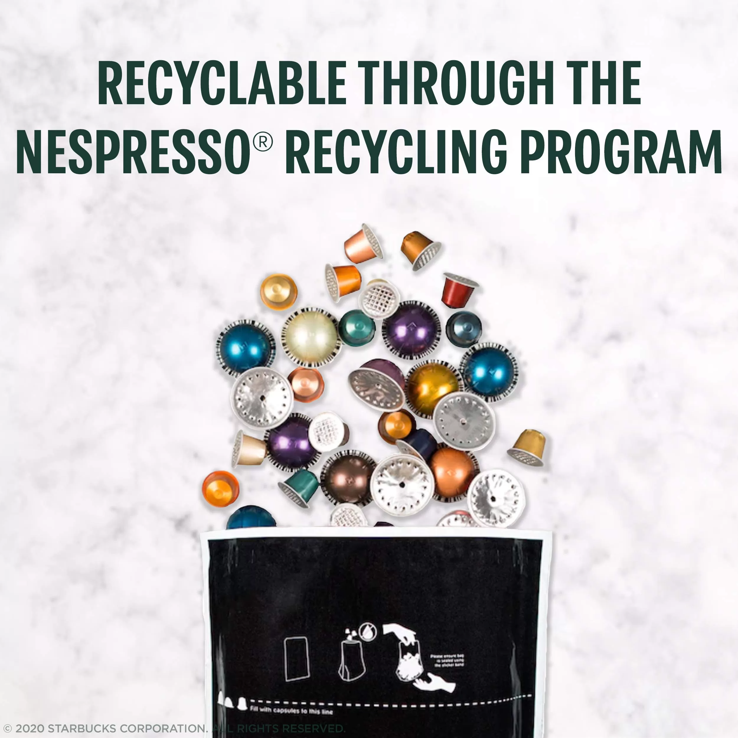 Starbucks by Nespresso Blonde Roast Veranda Blend Coffee (32-count)