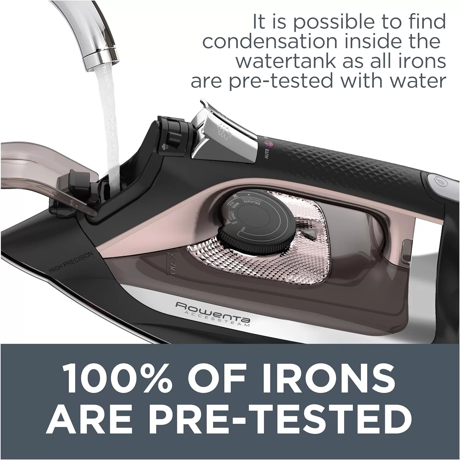Rowenta DW2459 Access Stainless Steel Soleplate Steam Iron
