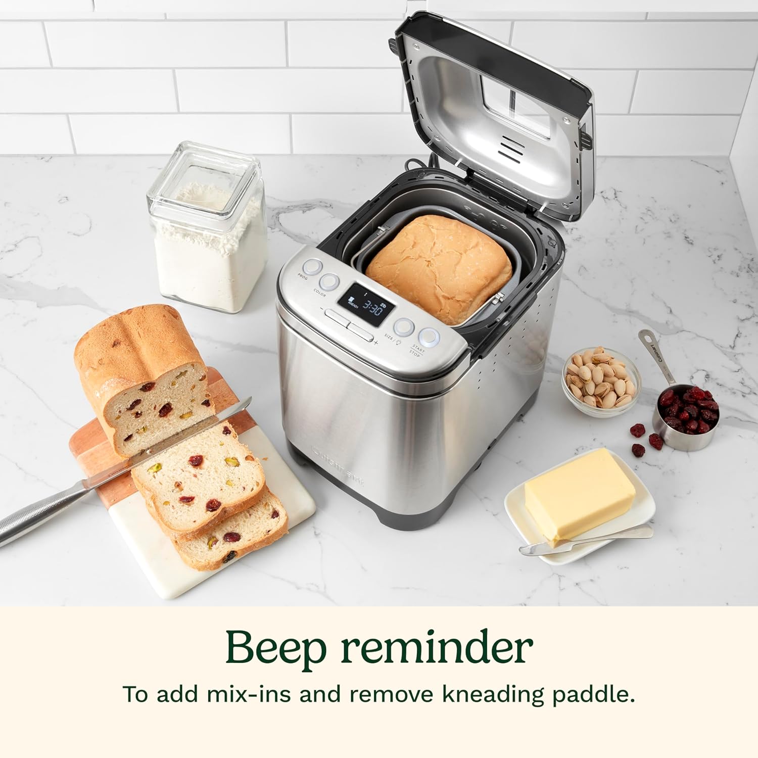 Cuisinart Bread Maker Machine, Stainless Steel Automatic Bread Machine, CBK-110NAS - Image 6