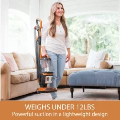 Kenmore DU4080 Featherlite Lift-Up Bagless Upright Vacuum 2 - Motor Power Suction Lightweight Carpet Cleaner, Orange
