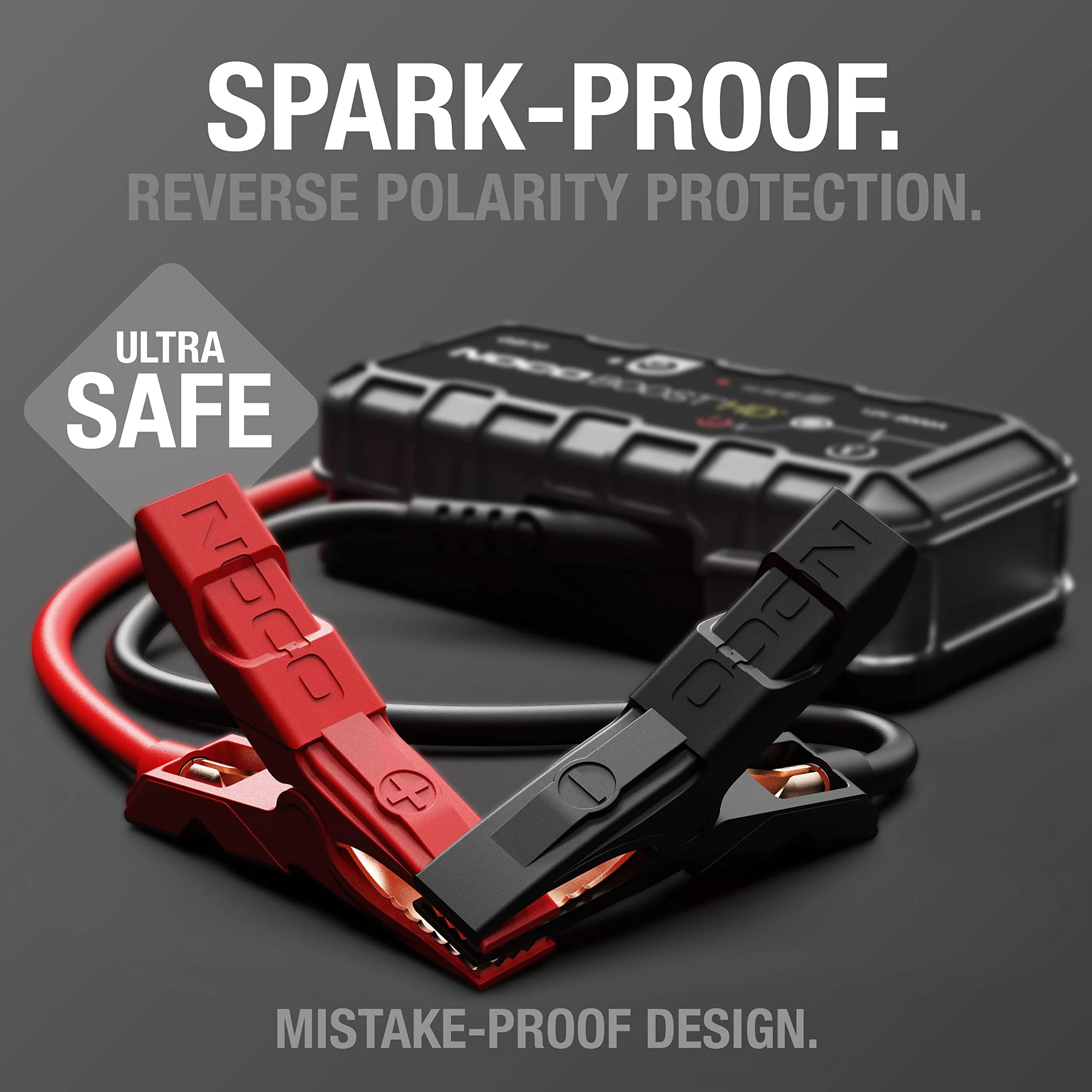 NOCO Boost HD GB70 2000A UltraSafe Car Battery Jump Starter, 12V Battery Booster Pack