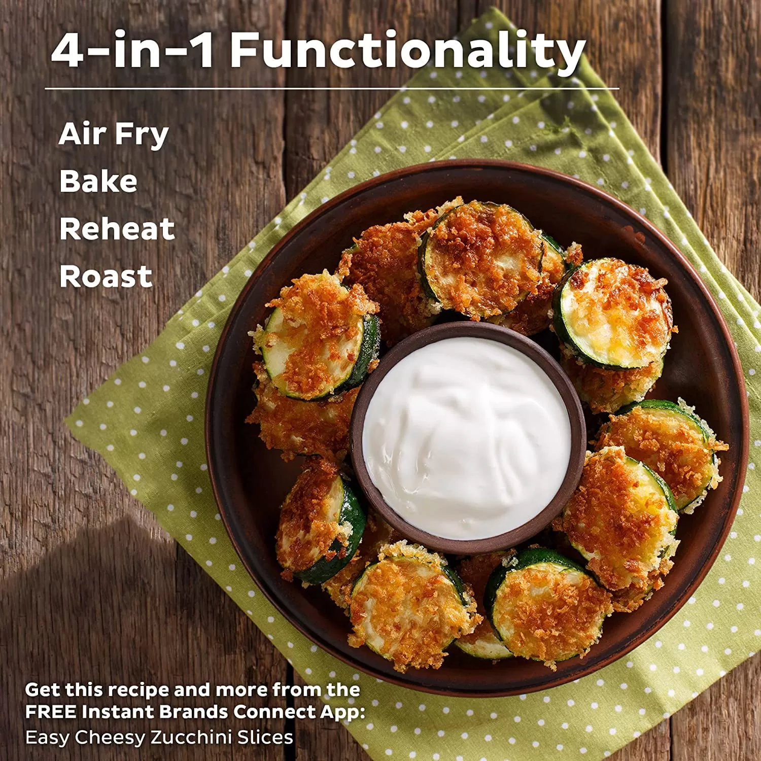 Instant Pot 6 Quart Air Fryer Oven, 4-in-1 Functions, From the Makers of Instant Pot, Customizable Smart Cooking Programs