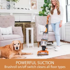 Kenmore DU4080 Featherlite Lift-Up Bagless Upright Vacuum 2 - Motor Power Suction Lightweight Carpet Cleaner, Orange