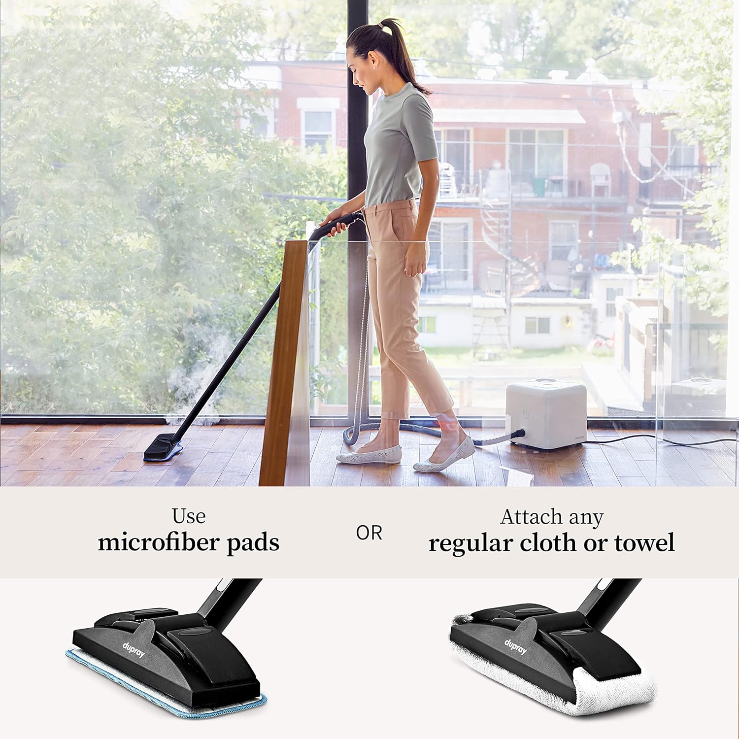 Dupray Neat Steam Cleaner Powerful Multipurpose Portable Steamer - Image 5