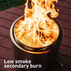 Solo Stove Ranger 2.0, Smokeless Fire Pit | Wood Burning Fireplaces with Removable Ash Pan, Portable Outdoor Firepit