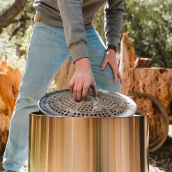 Solo Stove Bonfire 2.0, Smokeless Fire Pit | Wood Burning Fireplaces, H: 14 in x Dia: 19.5 in, 20 lbs