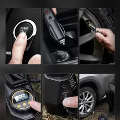 AstroAI Tire Inflator Portable Air Compressor Air Pump for Car Tires - Car Accessories, 12V DC Auto Pump with Digital Pressure Gauge