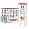Starbucks, Refreshers with Coconut Water, Strawberry Lemonade, 12 fl Oz. Cans (12 Pack)