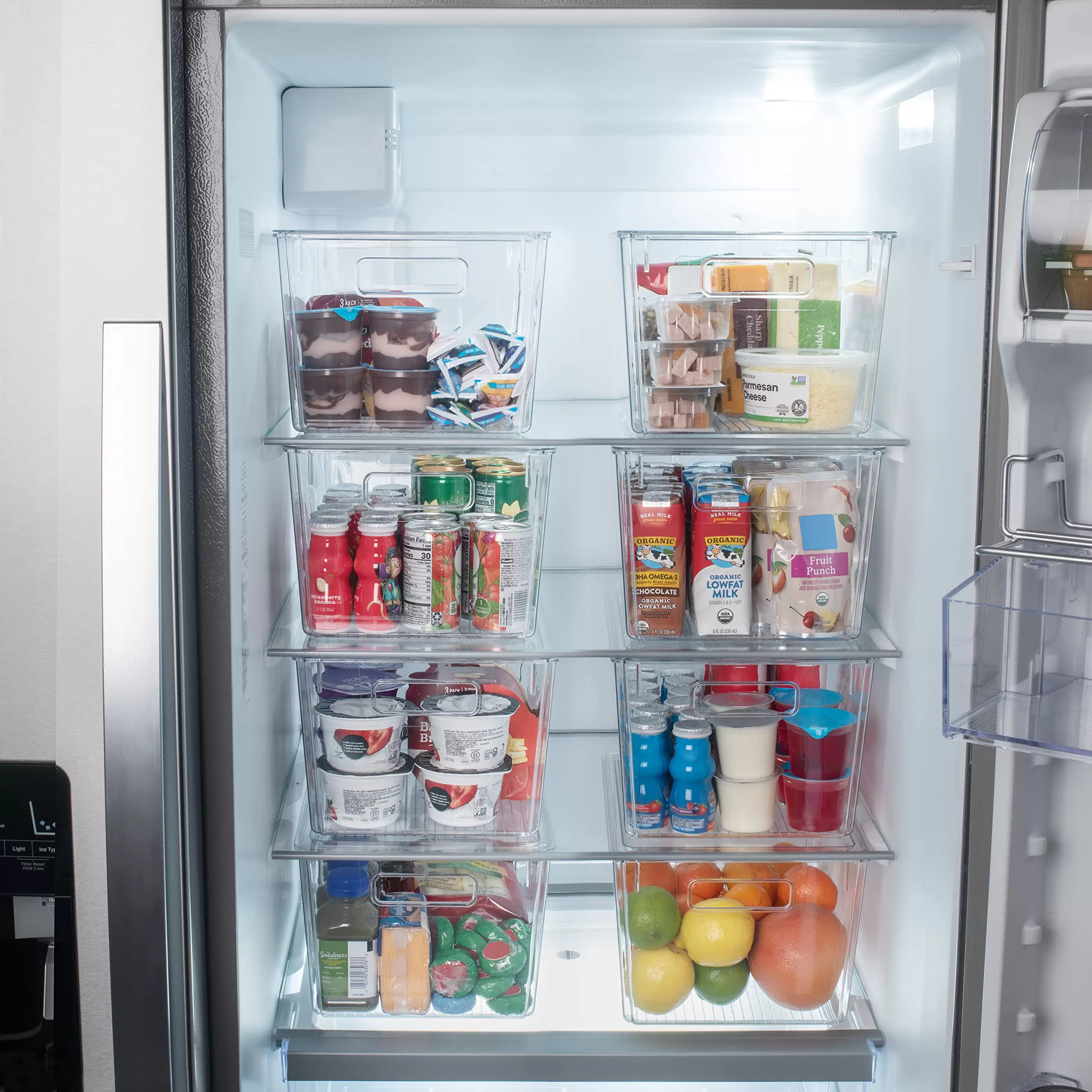 ClearSpace X-Large Plastic Storage Bins With Lids - Perfect for Kitchen, Pantry, Fridge Organization and Storage