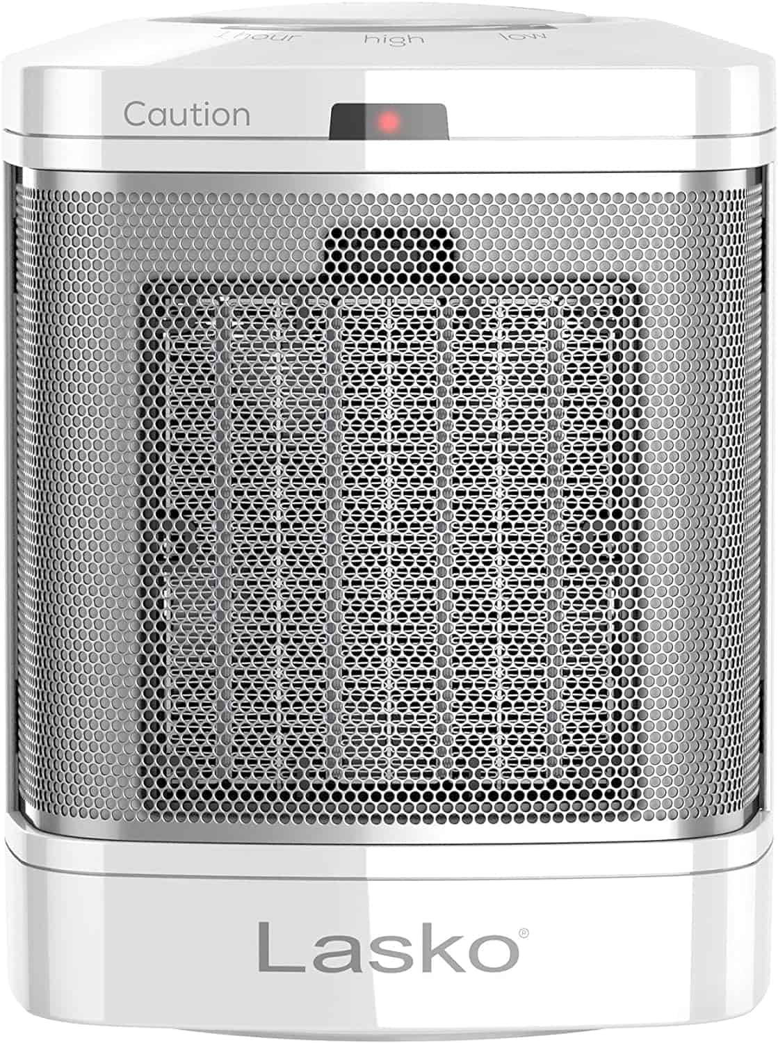 Lasko CD08200 Small Portable Ceramic Space Heater for Bathroom and Indoor Home Use, White