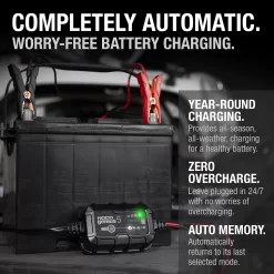 NOCO GENIUS5, 5A Smart Car Battery Charger, 6V and 12V Automotive Charger