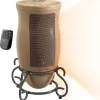 Lasko Designer Series Ceramic Space Heater-Features Oscillation, Remote, and Built-in Timer, Beige