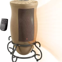 Lasko Designer Series Ceramic Space Heater-Features Oscillation, Remote, and Built-in Timer, Beige