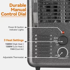 Shinic Space Heater,1500W Milkhouse Heater