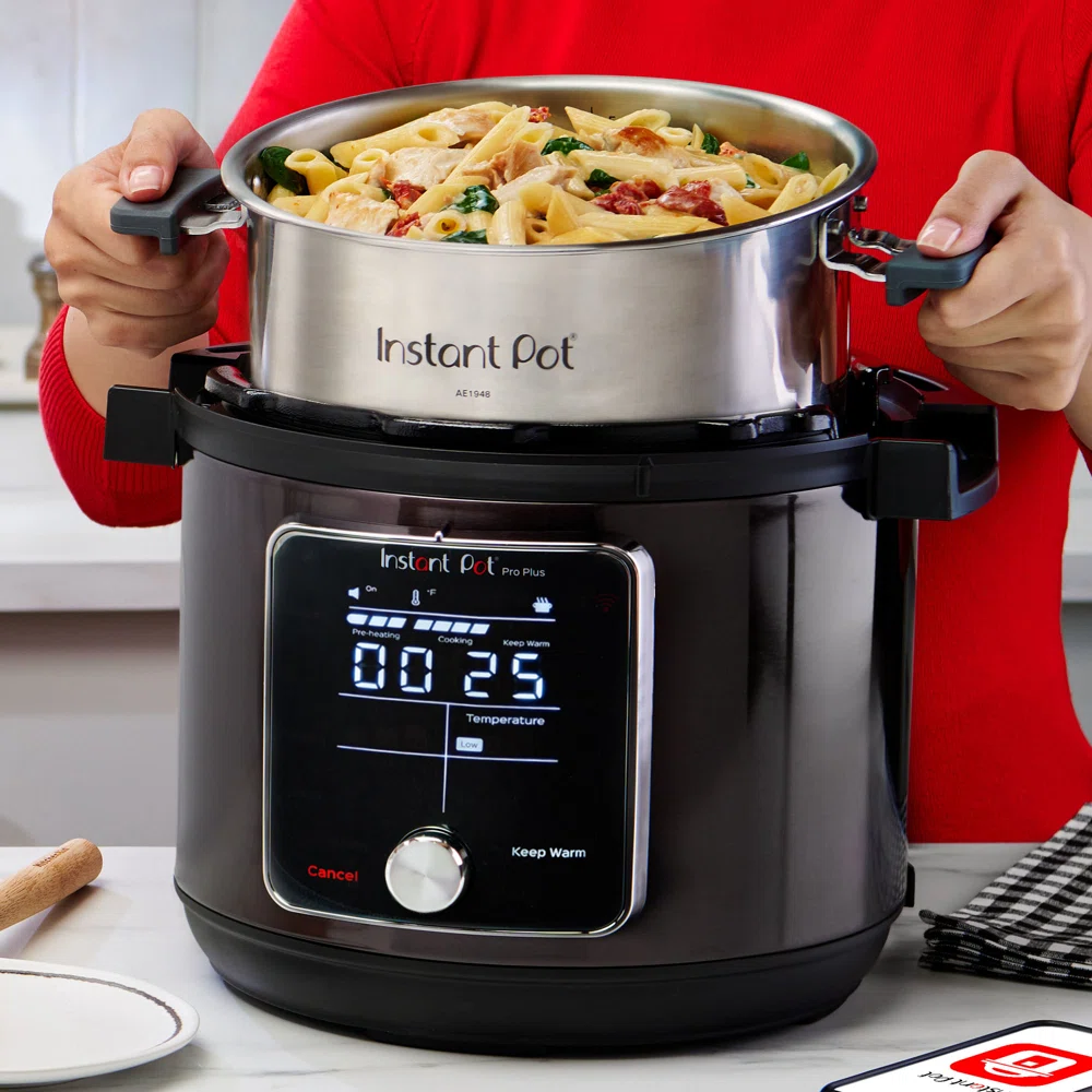 Instant Pot Pro Plus 6 Quart Multi-Use Electric Pressure Cooker - Image 8