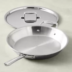 All-Clad d5 Stainless-Steel Deep Skillet 12 1/2-Inch