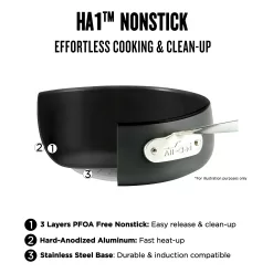 All-Clad HA1 Hard Anodized Nonstick Fry Pan with Lid, 12