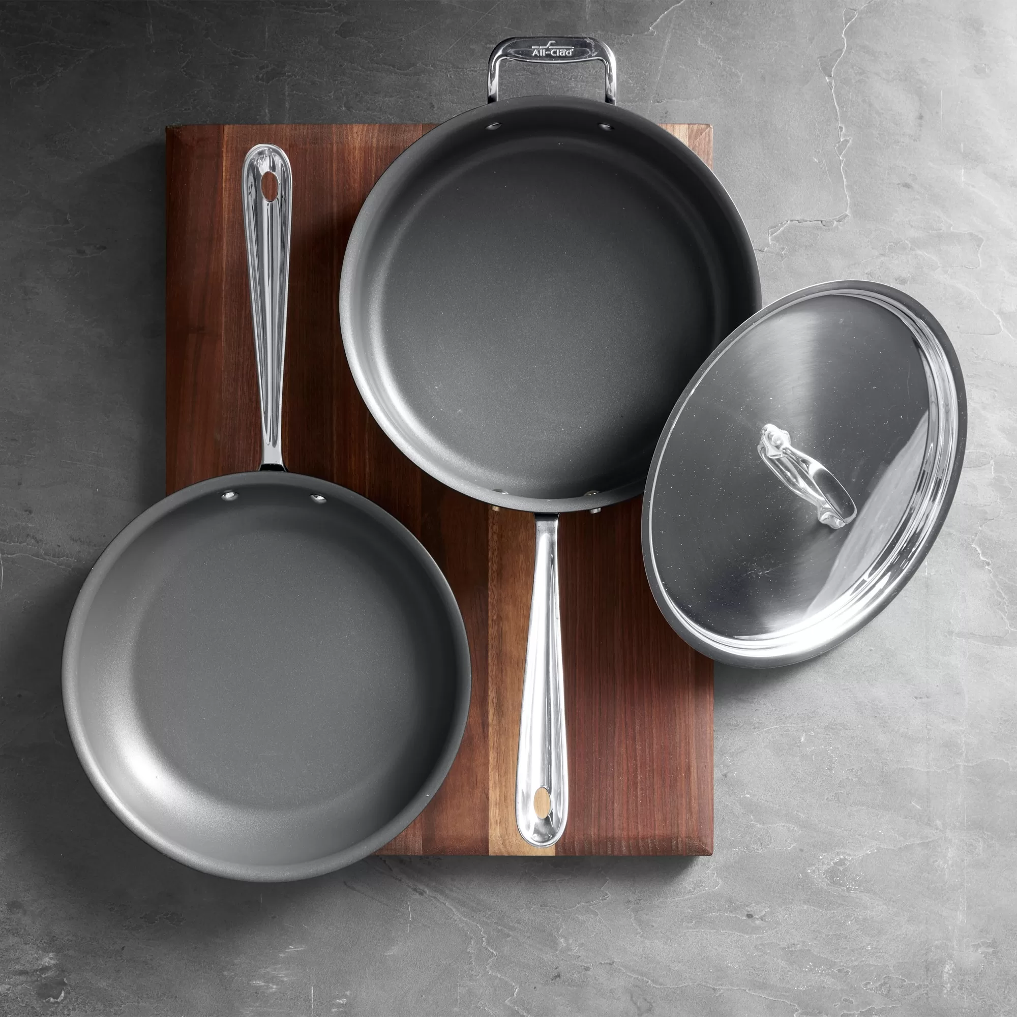 All-Clad NS1 Nonstick Induction 3-Piece Cookware Set