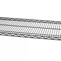 TRINITY HTBFPBA-0950 Black Anthracite 5-Tier Steel Wire Shelving Unit (48 in. W x 72 in. H x 18 in. D)