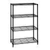 HDX 21436BPS 4-Tier Steel Wire Shelving Unit in Black (36 in. W x 54 in. H x 14 in. D)