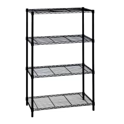 HDX 21436BPS 4-Tier Steel Wire Shelving Unit in Black (36 in. W x 54 in. H x 14 in. D)