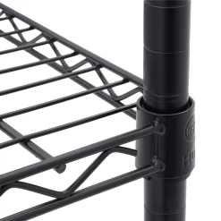 HDX 21436BPS 4-Tier Steel Wire Shelving Unit in Black (36 in. W x 54 in. H x 14 in. D)