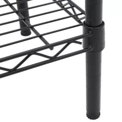HDX 21436BPS 4-Tier Steel Wire Shelving Unit in Black (36 in. W x 54 in. H x 14 in. D)