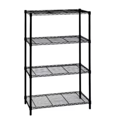 HDX 21436BPS 4-Tier Steel Wire Shelving Unit in Black (36 in. W x 54 in. H x 14 in. D)