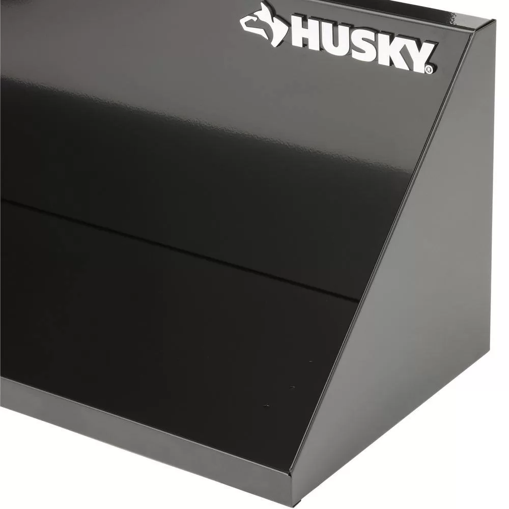 Husky G3600AS-US Steel Garage Wall Shelf in Black (36 in. W x 9 in. H x 9 in. D)