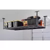 Husky ACR4896B Adjustable Height Garage Overhead Ceiling Storage Rack in Black (42 in. H x 96 in. W x 48 in. D)