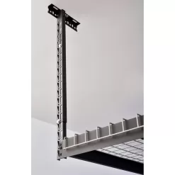 Husky ACR4896B Adjustable Height Garage Overhead Ceiling Storage Rack in Black (42 in. H x 96 in. W x 48 in. D)