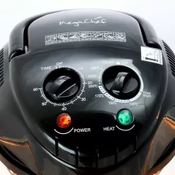 MegaChef 9 Qt. Black Electric Halogen Multi-Cooker