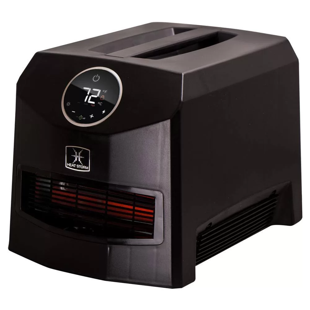 Heat Storm HS-1500-IMO Mojave 1,500-Watt Infrared Quartz Portable Heater with Built-In Thermostat and Over Heat Sensor