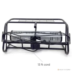 Heat Storm HS-1500-TRC Tradesman 1,500-Watt Outdoor Electric Infrared Quartz Portable Space Heater with Roll Cage and Wall/Ceiling Mount