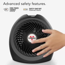 Vornado EH1-0149-06 1500-Watt AVH2 Advanced Whole Room Space Electric Heater with Auto Climate Control, Timer and Advanced Safety Features