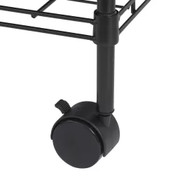 HOUSEHOLD ESSENTIALS 7119 33 in. H x 35 in. W x 18 in. D Black Metal 3-Cube Storage Organizer