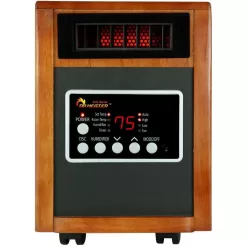 Dr Infrared Heater DR998 Elite Series 1500-Watt Dual Heating System Infrared Portable Heater with Built-In Ultrasonic Humidifier/Oscillating Fan