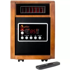 Dr Infrared Heater DR998 Elite Series 1500-Watt Dual Heating System Infrared Portable Heater with Built-In Ultrasonic Humidifier/Oscillating Fan