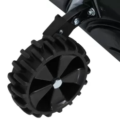 CASL Brands 26 in. Aluminum Handle Rolling Snow Pusher