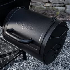 Char-Griller 92424 Portable Charcoal Grill or Side Fire Box in Black