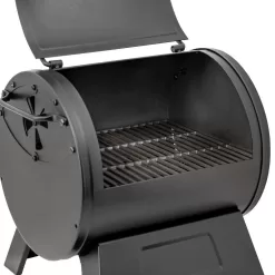 Char-Griller 92424 Portable Charcoal Grill or Side Fire Box in Black