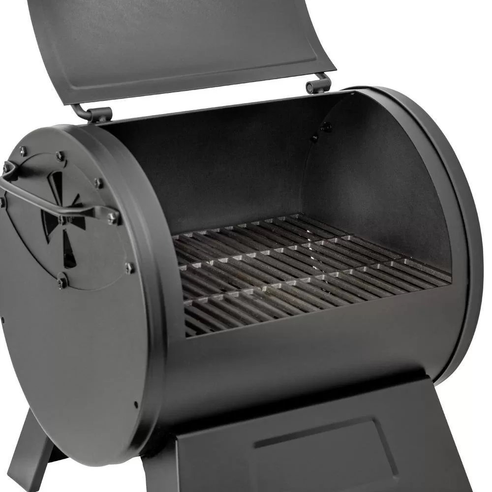 Char-Griller 92424 Portable Charcoal Grill or Side Fire Box in Black