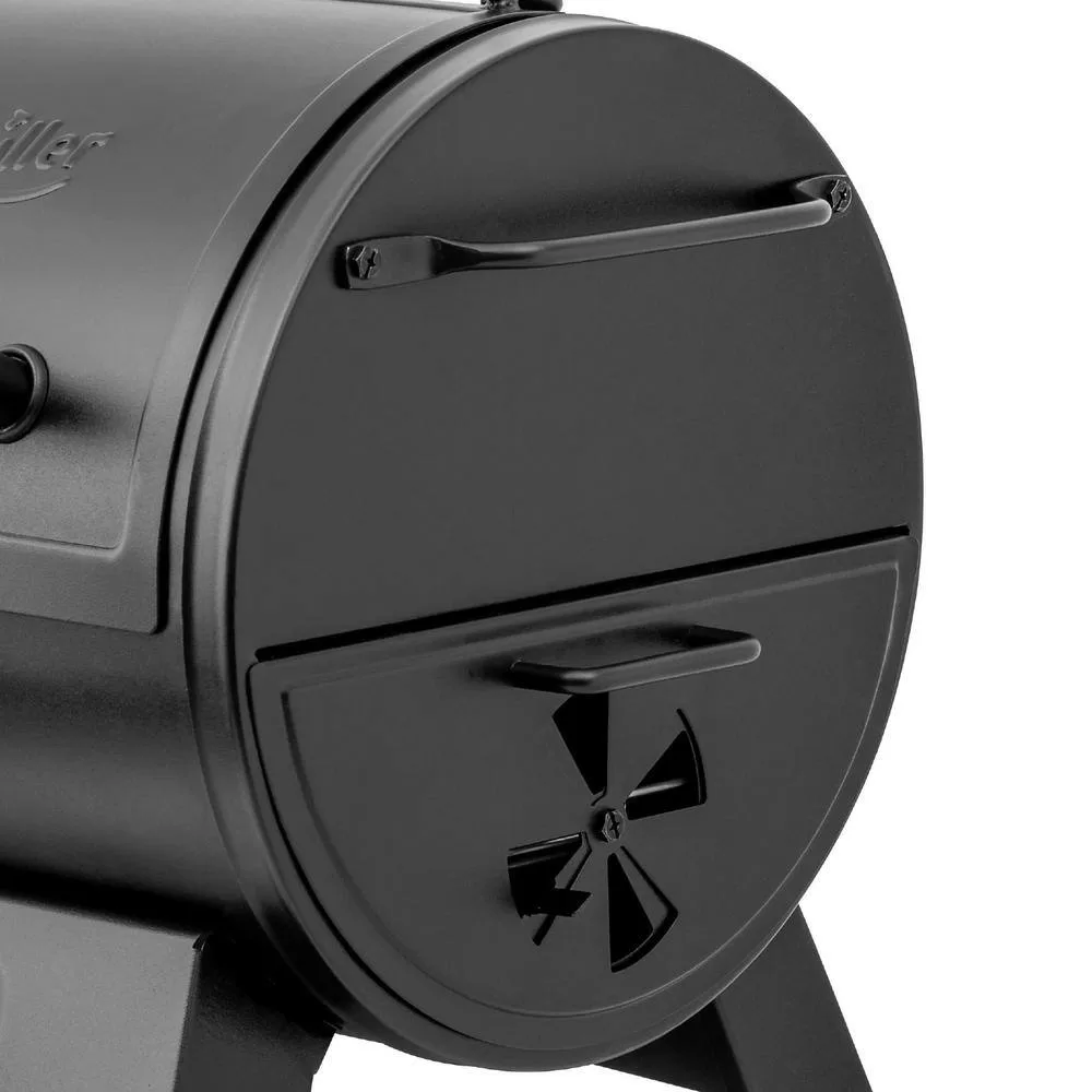 Char-Griller 92424 Portable Charcoal Grill or Side Fire Box in Black