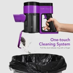 Costway GX10006US-PU Purple Cordless Bagless 3-in-1 Handheld Stick Vacuum Cleaner