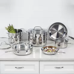 Cuisinart Chef's Classic Stainless Steel 11-Piece Cookware Set
