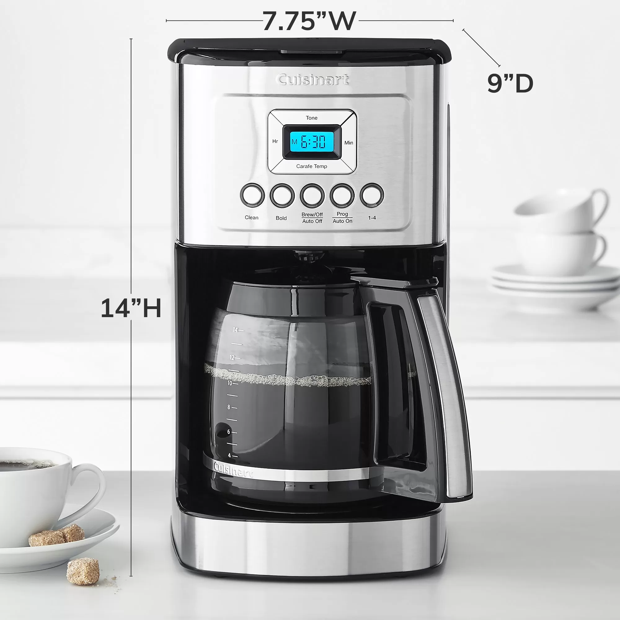 Cuisinart Perfectemp 14-Cup Programmable Coffee Maker with Glass Carafe