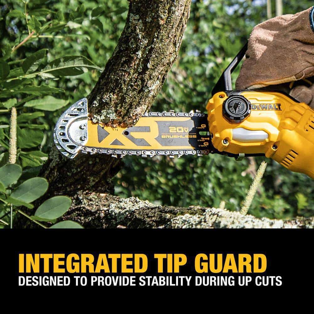 DEWALT 8 in. 20-Volt Pruning Electric Battery Chainsaw (Tool Only)