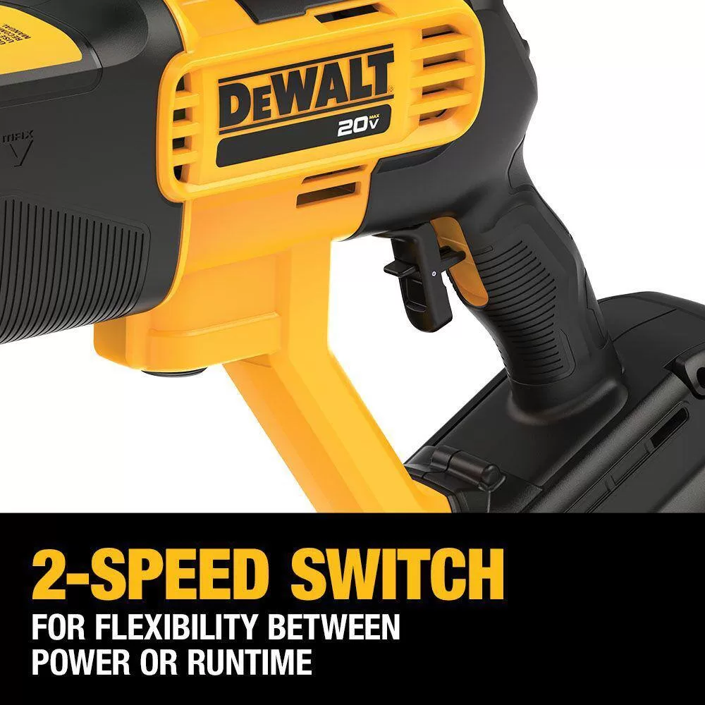 DEWALT 20V MAX 550 PSI 1.0 GPM Cold Water Cordless Electric Power Cleaner with 4 Nozzles (Tool Only)