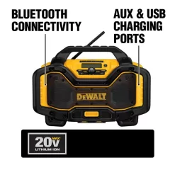 DEWALT DCR025 20V MAX Bluetooth Radio with built-in Charger