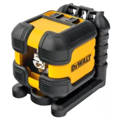 DEWALT 55 ft. Green Self-Leveling Cross Line Laser Level with (2) AA Batteries & Case